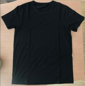 America Size Black crew Cổ áo sơ mi nam Tee