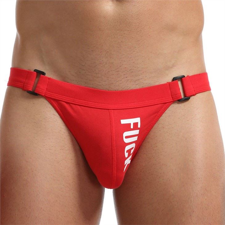 red mens underwear with c-strings style men sexy undergarments sportswear athletic jockstrap manufacture